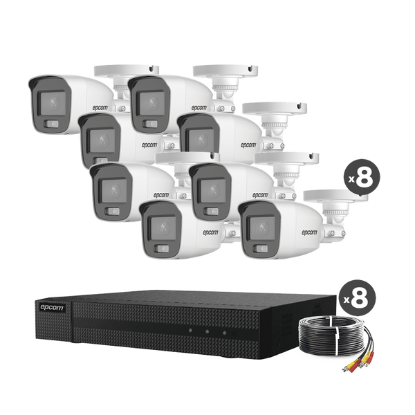 Epcom B8kit8cv/a 2Mpx FREE
