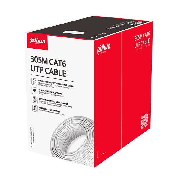 Dahua Dhpfm920i6unc-w 100%Cobre Cat6 305M Blanco FREE
