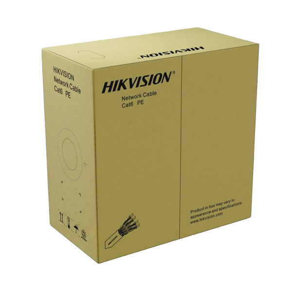 Hikvision Ds1Ln6Outpe 100%Cobre Cat6 305M Exterior Negro s 🆓