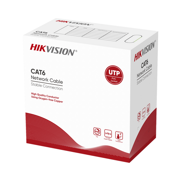 Hikvision Ds1Ln6Uew 100%Cobre Cat6 305M Blanco s 🆓◦⋅․∙≀⁚