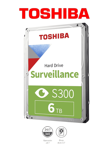 Toshiba Hdwt860uzsva 6Tb FREE
