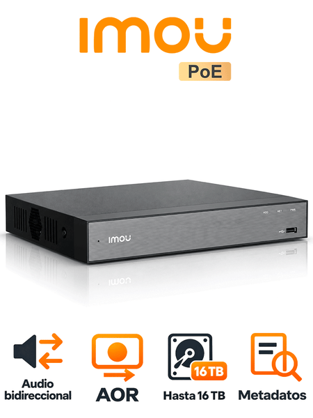 Imou Nvrn1188p8a0e 4K FREE
