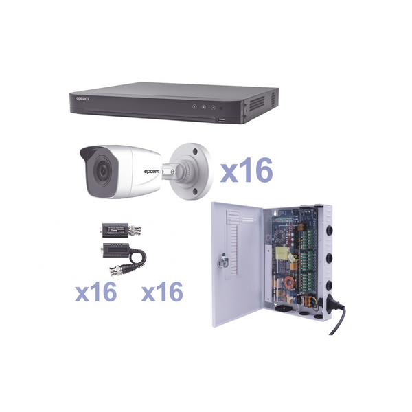 Epcom Kevtx8t16bw 2Mpx FREE