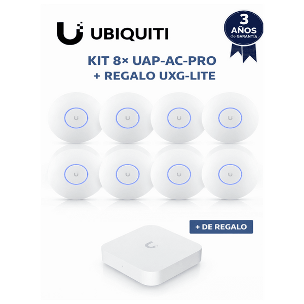 Ubiquiti Kit8x-uapacpro+regalouxglite . FREE