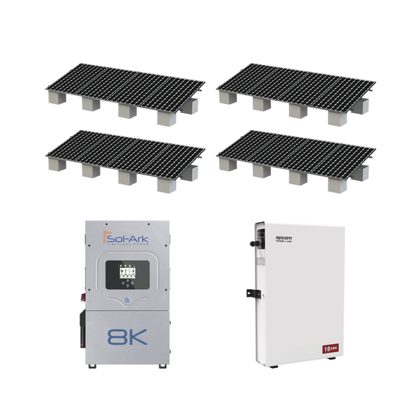 Solark Kithybrid8ksol 8Kw FREE