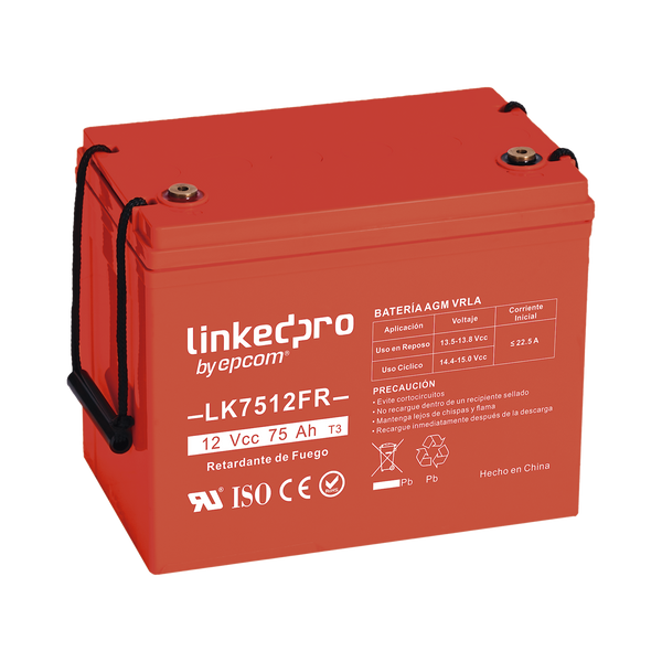 Linkedpro Lk7512fr 12V 75Ah FREE