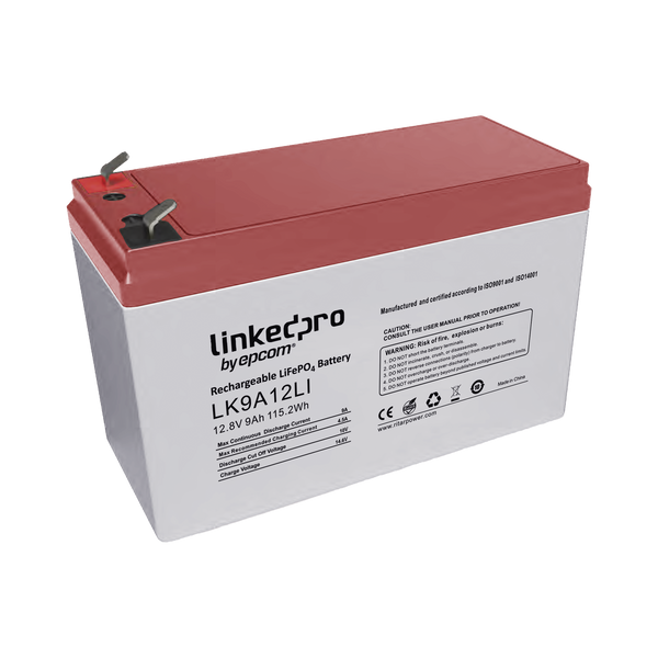 Linkedpro Lk9a12li 12V 9Ah FREE