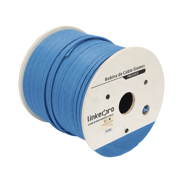 Linkedpro Procat62c 100%Cobre Cat6 +2H 152M Exterior Azul FREE
