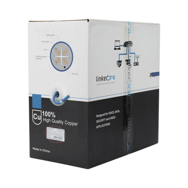Linkedpro Procat6r Cat6+ 305M Azul FREE