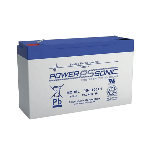 Powersonic Ps6100f1 6V 12Ah FREE