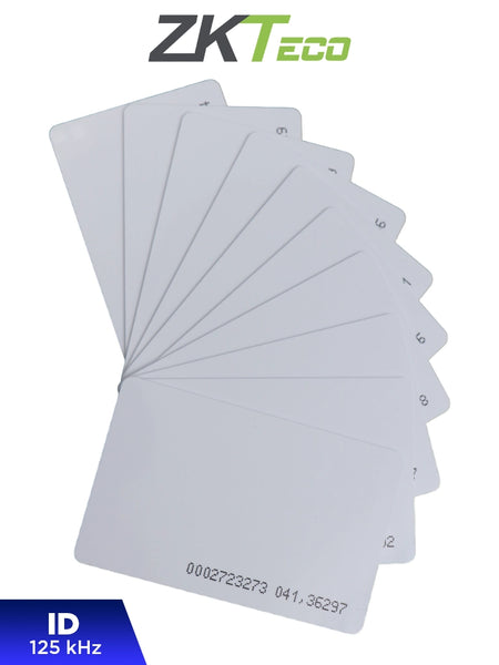 Zkteco Idcardnpack 10PZ 125Khz FREE