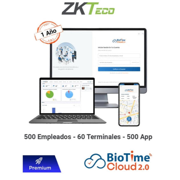 Zkteco Biotimecloud2.0premium FREE