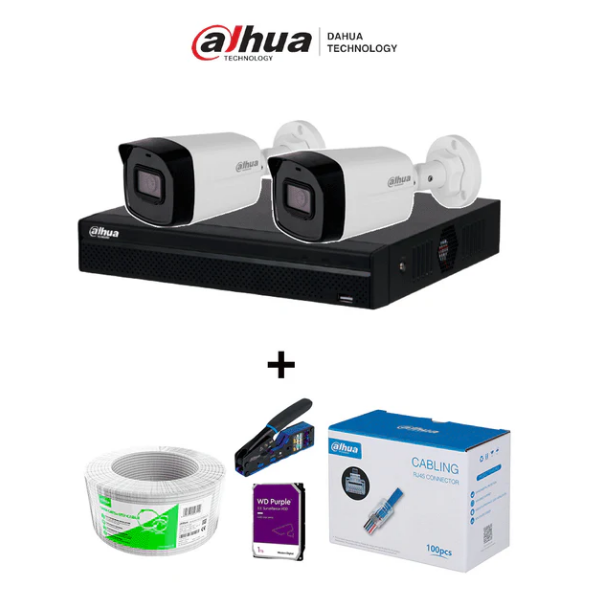 Dahua Dhinvr1104hsps3/h+2dhipcb1e20 FREE