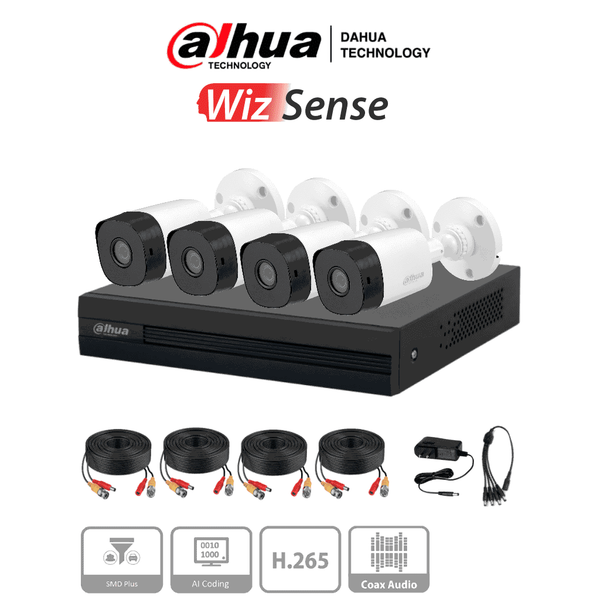 Dahua Kitxvr1b04i1mp2.8 1Mpx FREE