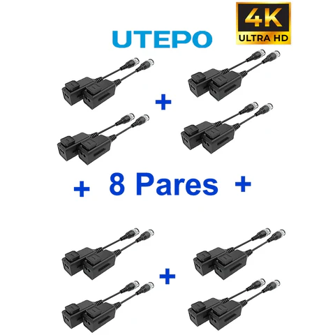 Utepo Utp101phd6pak8 (Utp101Phd6) 4Mpx 8Pares FREE
