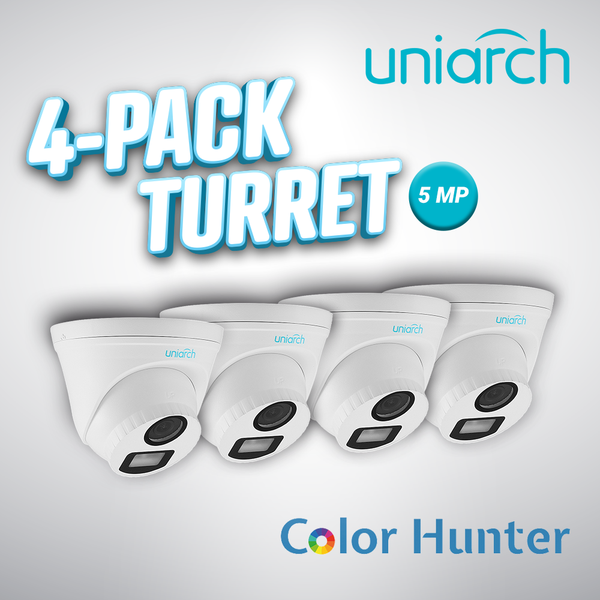 Uniarch 4xuact115f28w/uact115f28wh 5Mpx