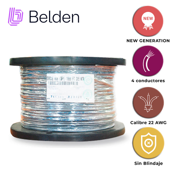 Belden 5502ue0081000 4H Cal22 305M Gris FREE