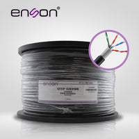 Enson 13151b305 100%Cobre Cat5e 305M Negro Exterior