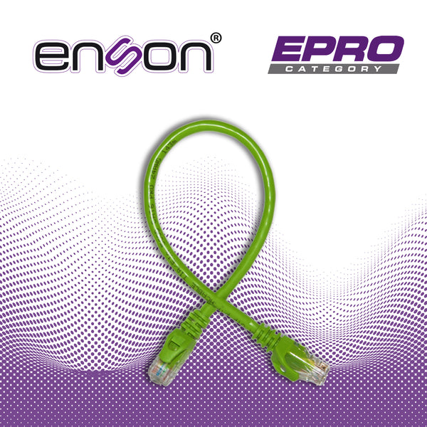 Enson P6003e Cat6 0.3M Verde
