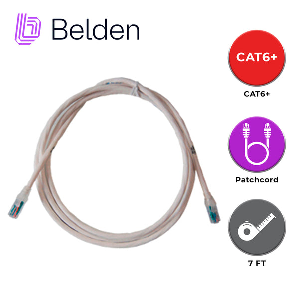 Belden C601109007 Cat6+ 2.1M Blanco