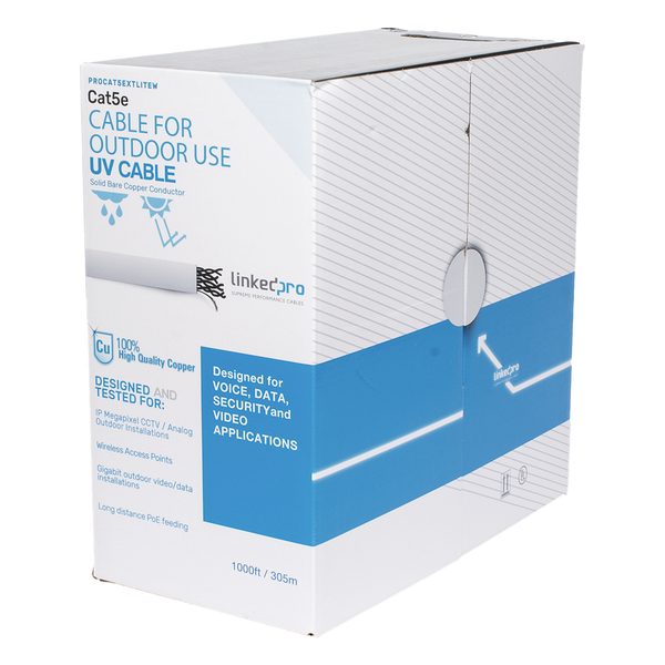 Linkedpro Procat5extlitewv2 Cat5e 305M Blanco FREE