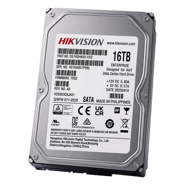 Hikvision Ds160hkaivx2 16Tb FREE