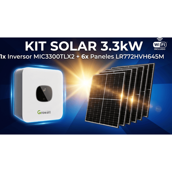 Growatt Mic3300kit2 3Kw FREE