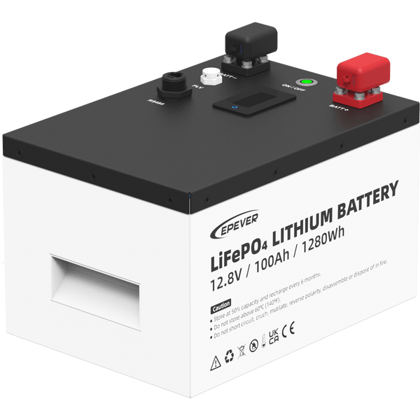 Epever Lfp100ep128v2 12V 100Ah 1.28Kwh FREE