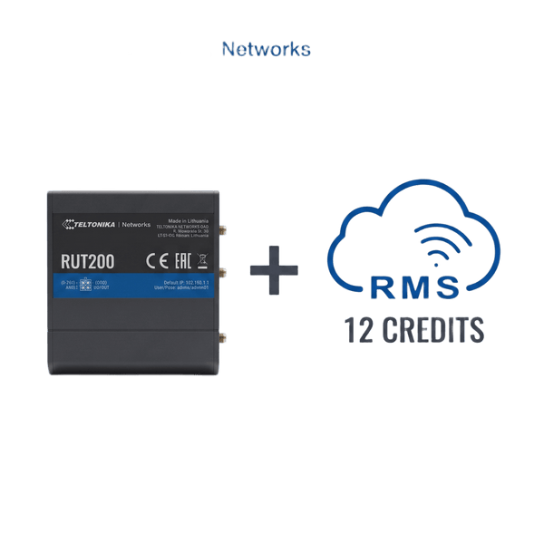 Teltonika Rut200+1yrms FREE