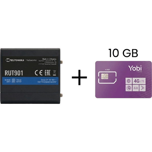 Teltonika Rut901+10gbyobi FREE