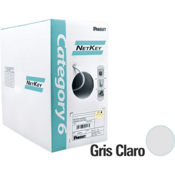 Panduit Nur6c04igm Cat6 305M Gris Claro FREE