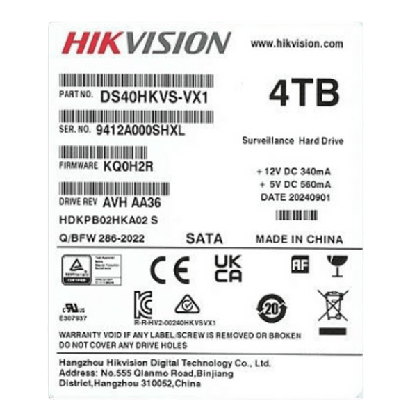 Hikvision Ds40hkvsvx1 FREE
