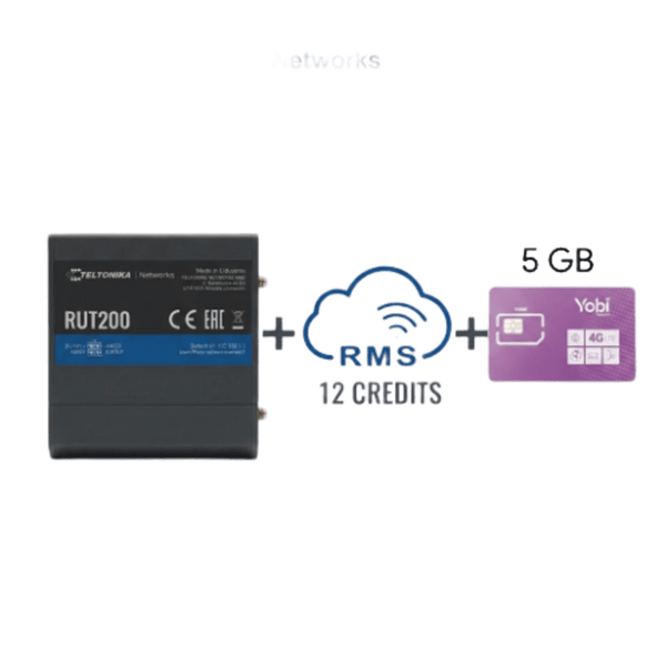 Teltonika Rut200+1yrms+5gbyobi FREE