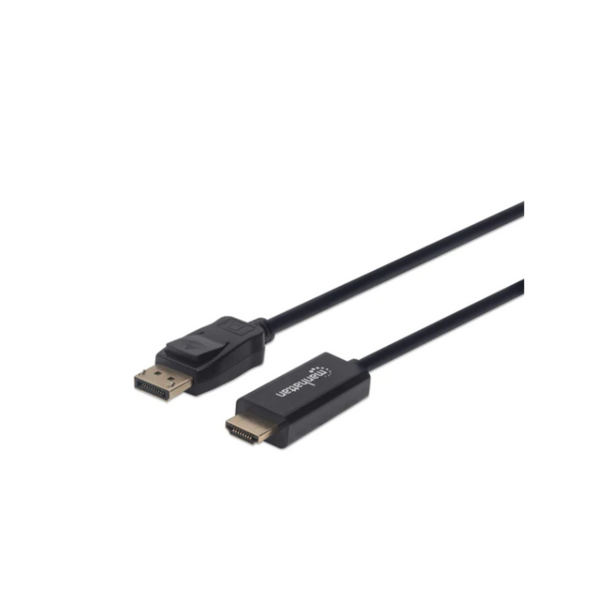MANHATTAN 153522 - Switch KVM HDMI de 2 puertos para dos monitores /  Conexiones HDMI de doble pantalla, 4K@30Hz, conexiones USB, conexiones de  audio y micrófono de 3.5 mm, hub USB 2.0, negro