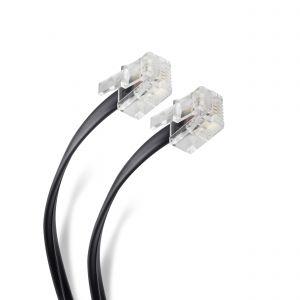 Steren 304007n 2.1M Rj11 Plug A Plug Negro #v1818-3
