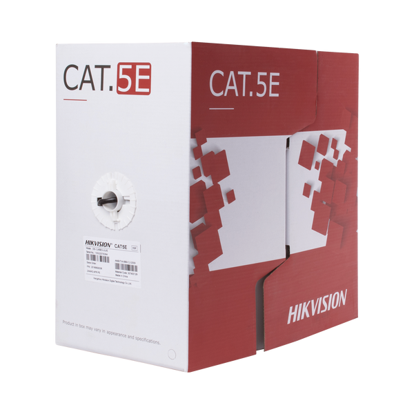 Hikvision Ds1ln5eouu/e Cat5E 305M 100%Cobre Exterior Negro FREE