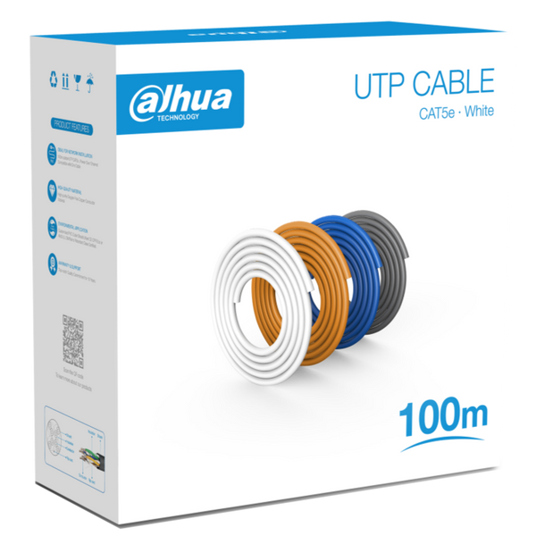 Dahua Dhpfm920i5euu100 Cat5E 100%Cobre 100M Blanco FREE