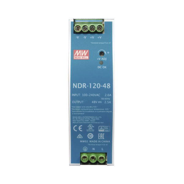 Meanwell Ndr12048 48V 120W FREE