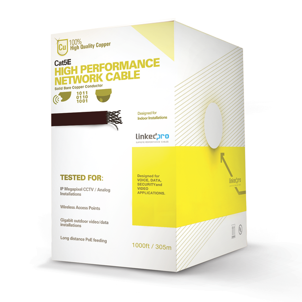 Linkedpro Procat5ew 100%Cobre Cat5E 305M Blanco FREE