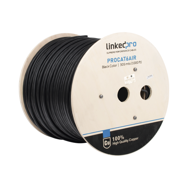 Linkedpro Procat6air Ftp Cat6 Cal23 305M Negro Exterior FREE