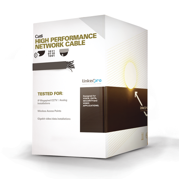 Linkedpro Procat6b (Procat6B/1000) Cat6 305M Negro FREE