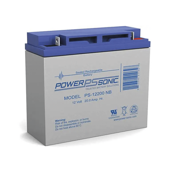 POWER SONIC PS-12120-NB Bateria Ácido De Plomo Sellada Recargable 12v