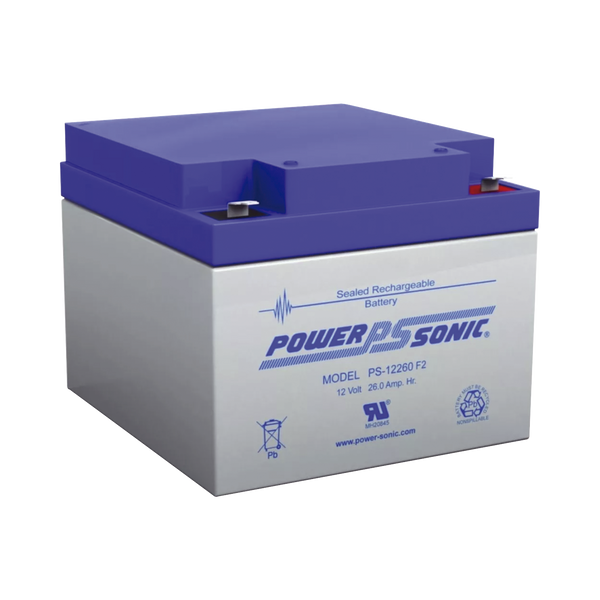 Powersonic Ps12260f2 12V 26Ah FREE