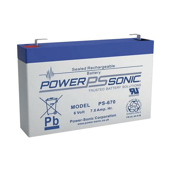 Powersonic Ps670f1 6V 7Ah FREE