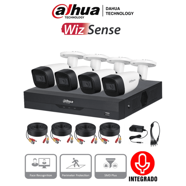 Dahua Kitxvr5104hs4kli3+4hfw1500cma 5Mpx Audio FREE
