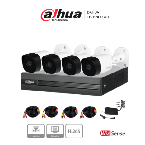 Dahua Kitxvr1b04hi+4b2a51 5Mpx Lite FREE