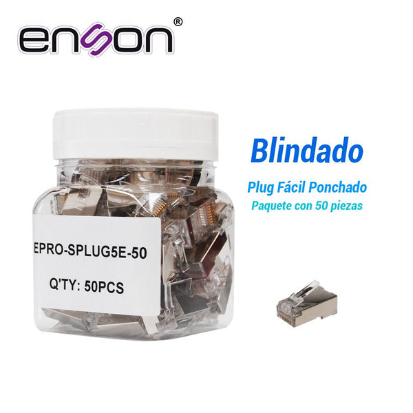 Enson Eprosplug5e50 Cat5E 50Pzs
