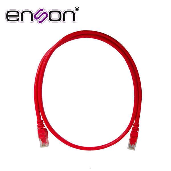 Enson P6009R Cat6 100%Cobre 0.9M ◦