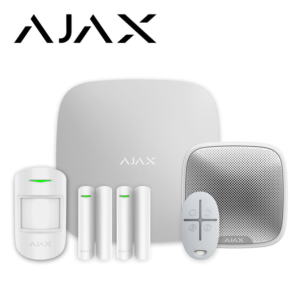 Kit Ajax Starter blanco. Hub con 1 motionprotect 1 doorprotect 1  spacecontrol - Tienda Alarmas AJAX