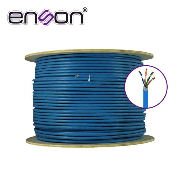 Enson 12264l305 100%Cobre Cat6A 305M Azul
